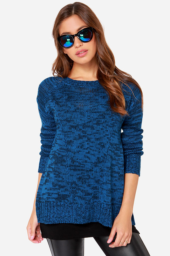white sweater with blue butterfly