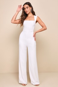 Enticing Endeavors White Jumpsuit 1