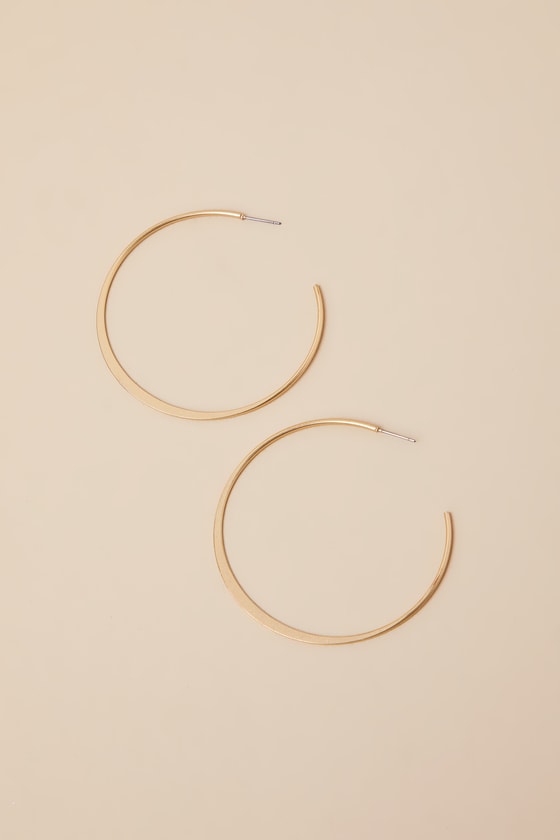 Alter Ego Gold Hoop Earrings 3