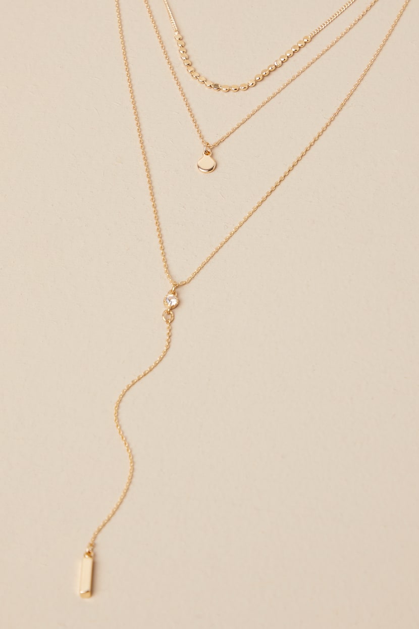 Coretta Layered Gold Necklace