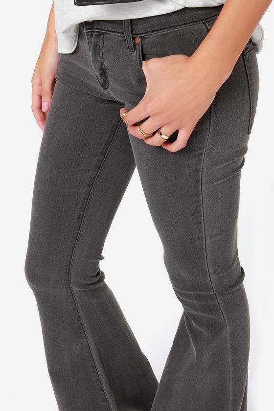 Flare Jeans Grey Jeans Bell Bottoms 54.00