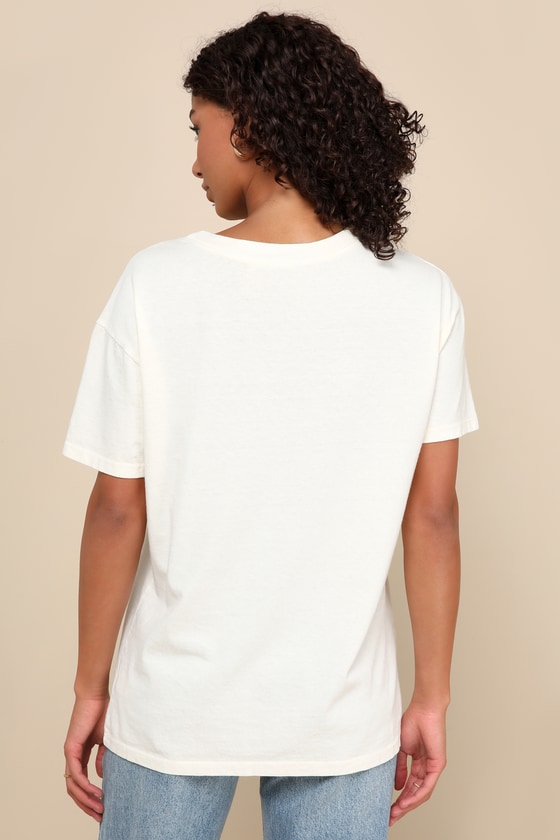 Field-ing Cute Cream Farmers Market Strawberry Graphic Tee 2