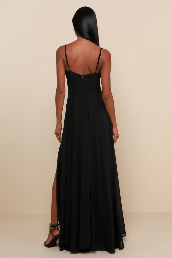 Lulus black bridesmaid dresses on sale