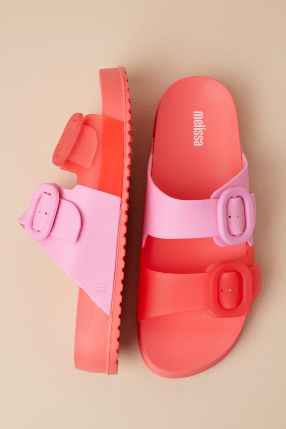 サンダル KODAK BREEZE SLIDE PINK Clarks Breeze Sea Womens Flip Flop Bright Pink Synthetic US