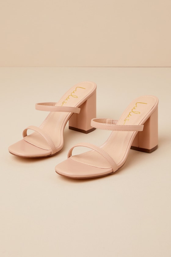 Ariellie Light Nude High Heel Sandals 2