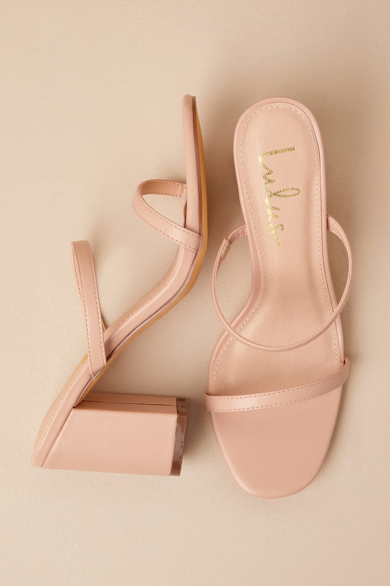 Ariellie Light Nude High Heel Sandals