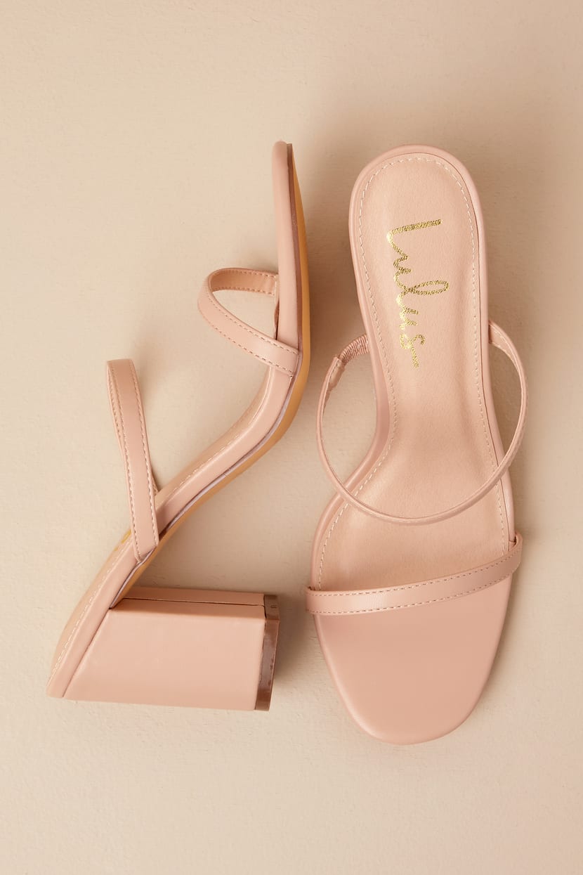 Ariellie Light Nude High Heel Sandals