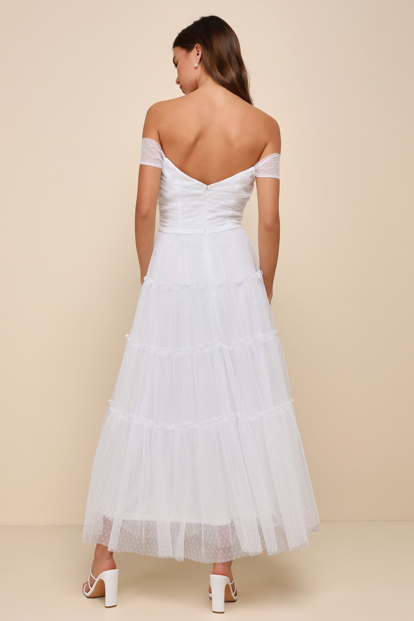 sleeves white wedding dress 1455
