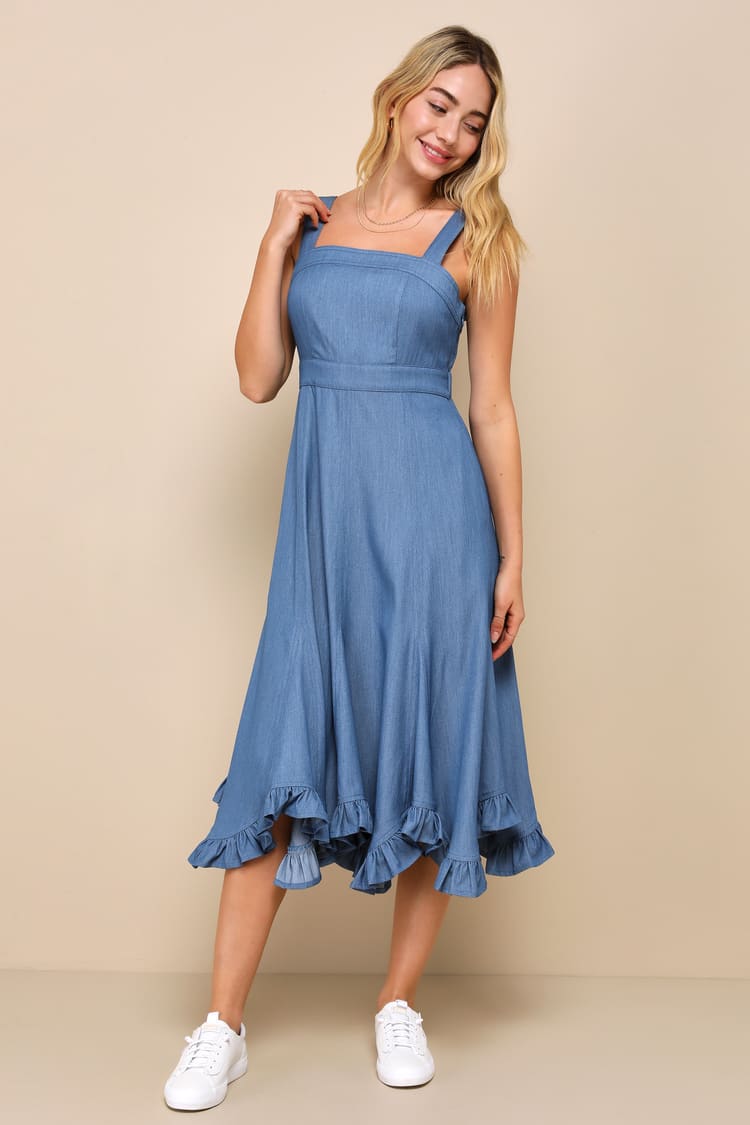 bohemian sun dress Maxi - Boho Dress - Sundress - Lace Dress brim hat and oversized Color:Classic Emerald Bouquet My finished Glinda blue INA