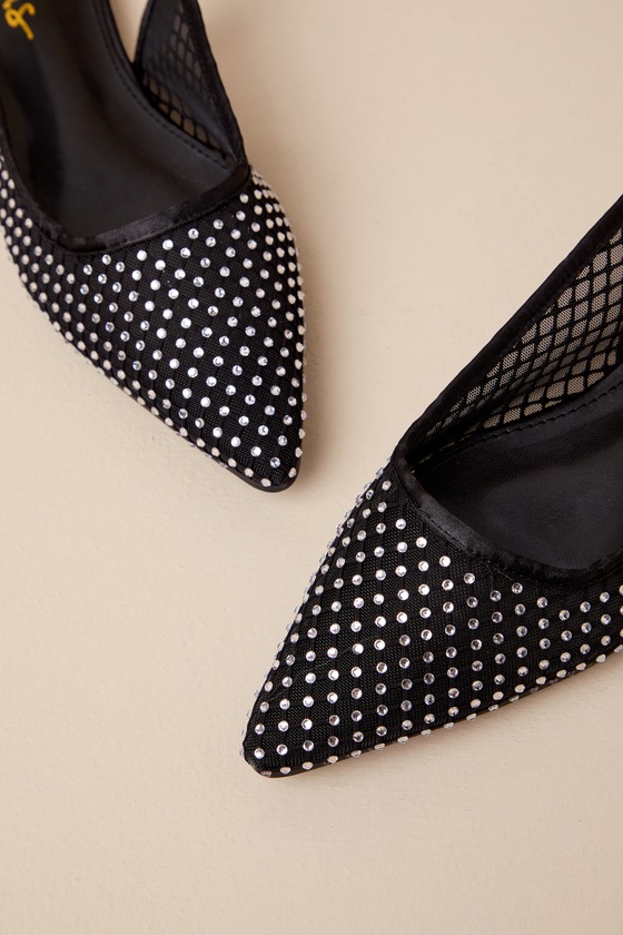 新品 Öffen フラットパンプス pointed-RUBAN BLACK 37 Christian Louboutin | Hot Chickita sling black patent flats