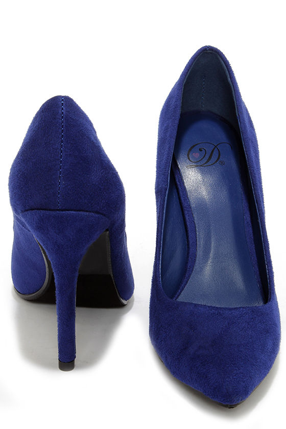blue sole pumps