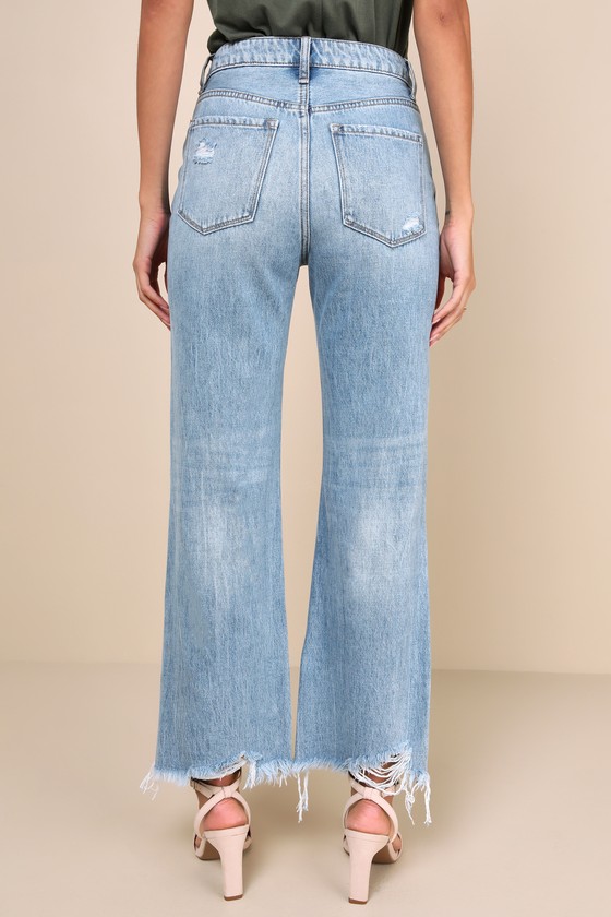 Vervet Crystal - Medium Wash Jeans - Distressed Jeans Vervet Crystal - Medium Wash Jeans - Distressed Jeans