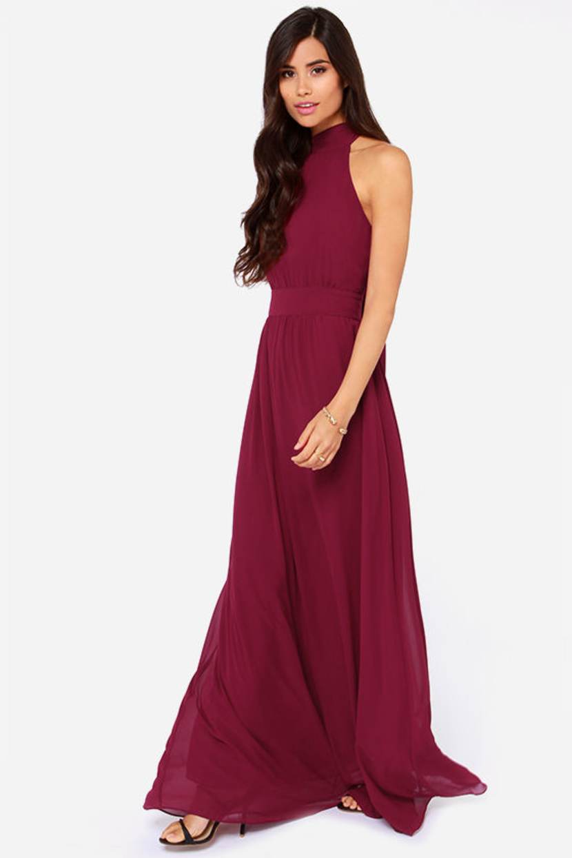 brown modest dress for women Brown floral smocked long sleeve maxi modest dress