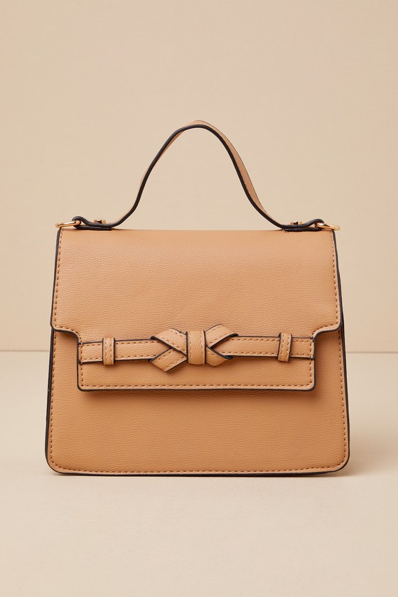 Shop Lulus Unbelievably Cute Light Brown Crossbody Bag