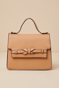 Unbelievably Cute Light Brown Crossbody Bag