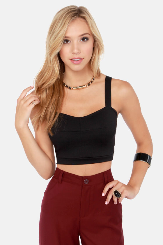 caged bustier top