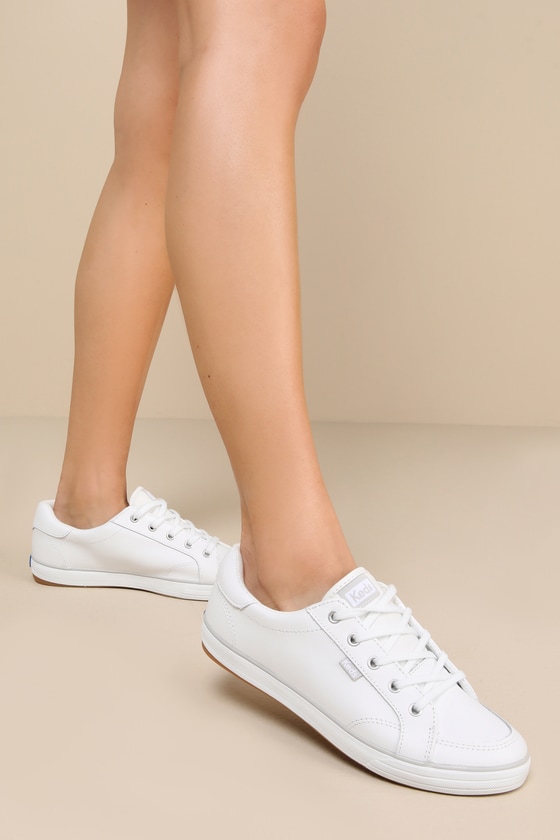 Keds Champion - White Sneakers - Lace-Up Sneakers - Lulus