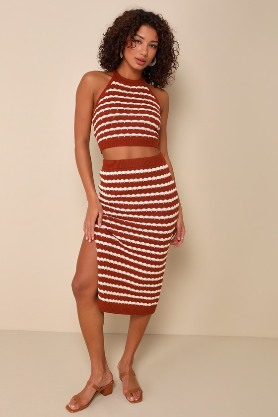 Rust Orange - Pure Cotton 3-Piece Dress Set – Medium to 2XL main image 0