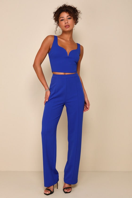 Wonderful Sleeveless Jumpsuit - Light Blue main image 0