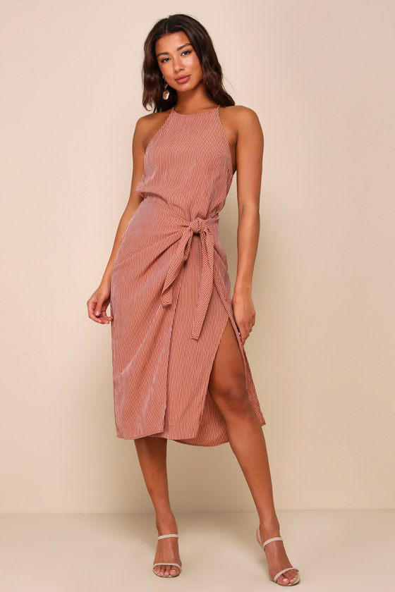Lulus rust dress sales