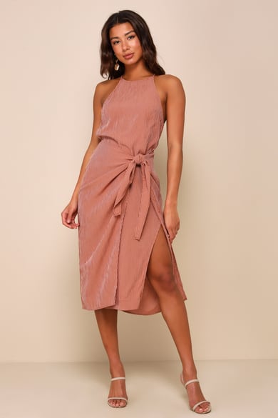 light brown fall dress Simple A-Line Satin Brown Long Prom Dress, Brown Long Formal Dress US 4 / Brown main image 0