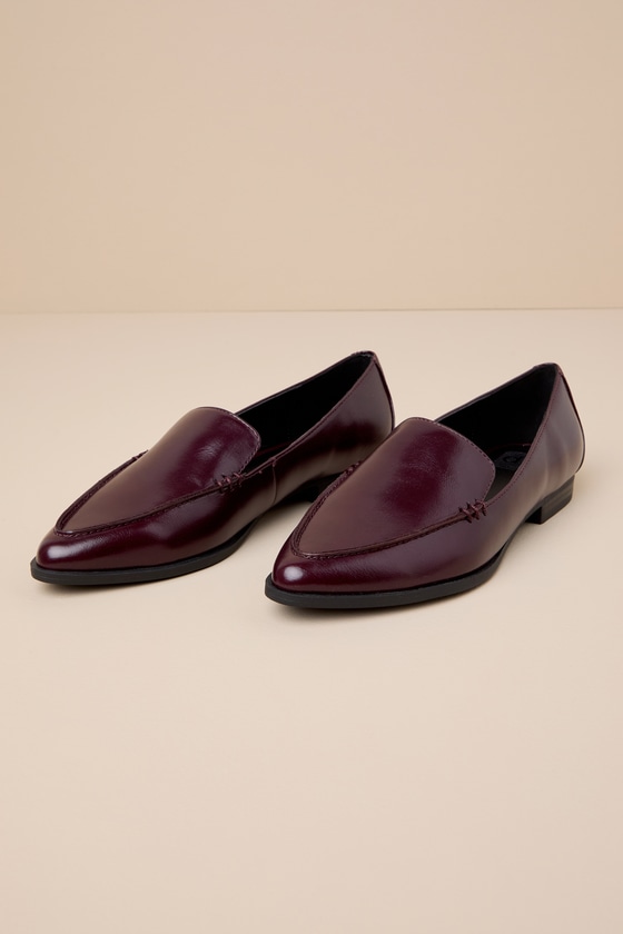 Shop Dolce Vita Island Burgundy Pointed-toe Loafers