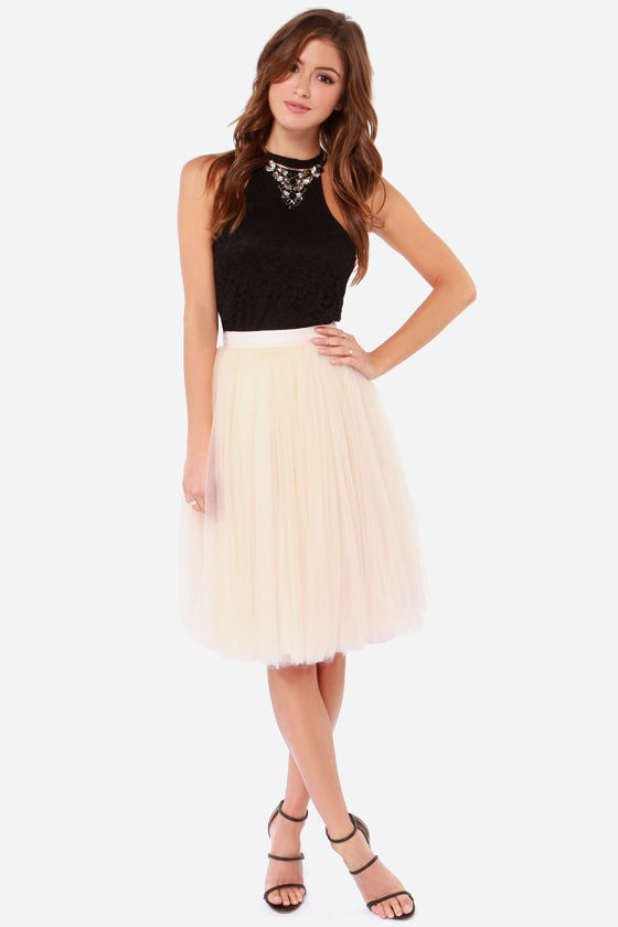 Peach Skirt - Tulle Skirt - Ballerina Skirt - $65.00 - Lulus