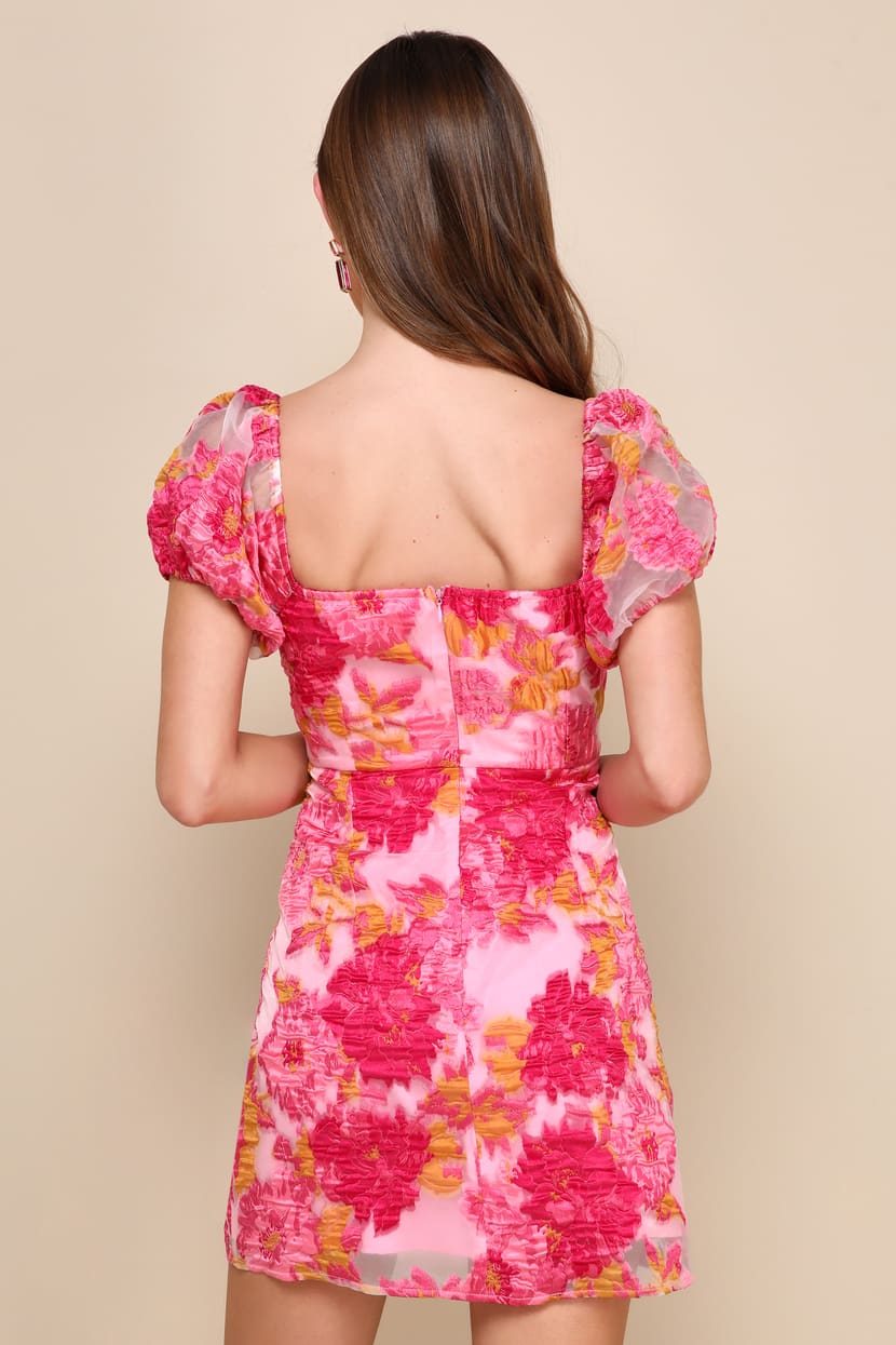 fun pink mini dress Pink Mini Dress XS