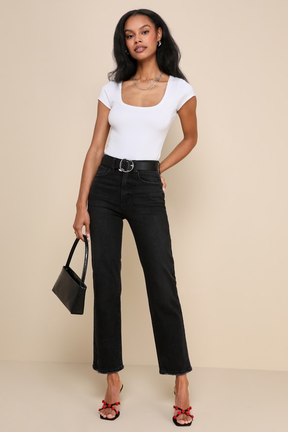 Effortless Mindset White Scoop Neck Short Sleeve Bodysuit 4