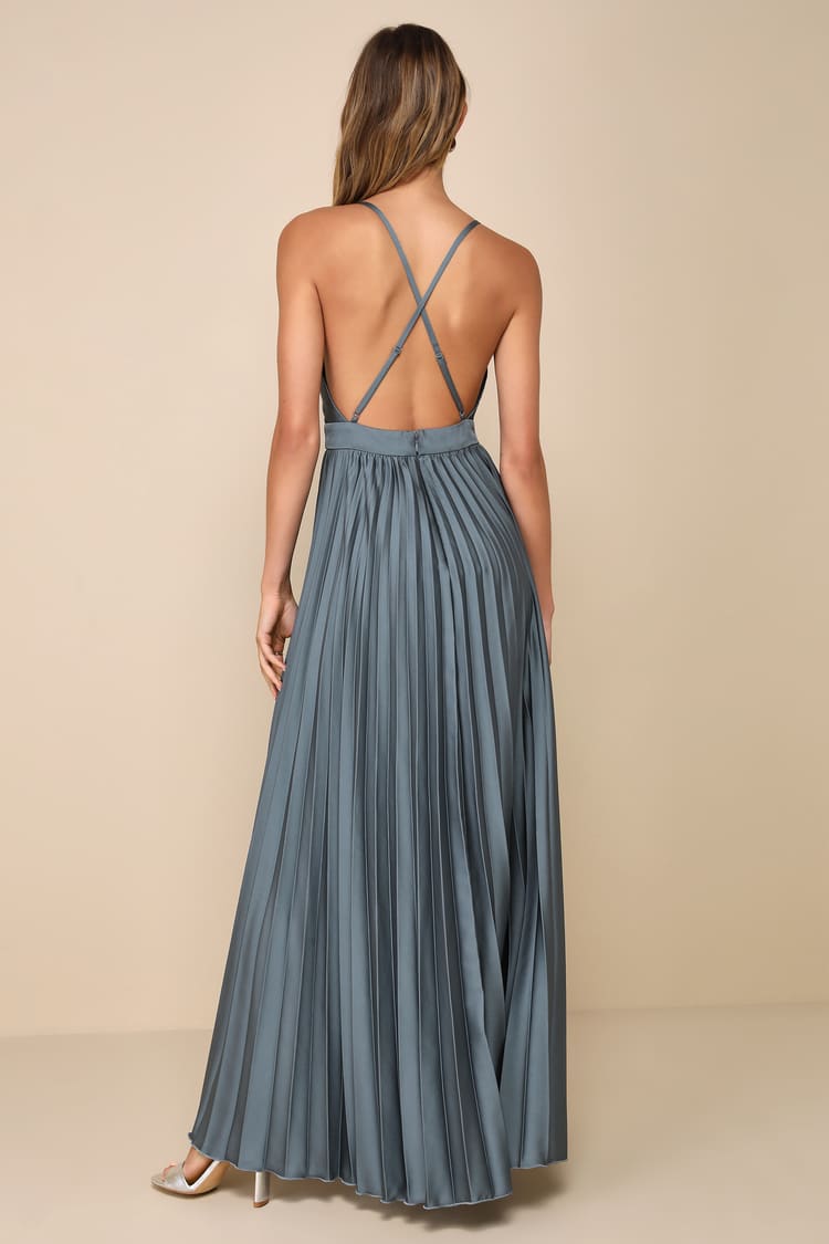 chinese dress ladies Jluxlabel | Sage Femme Drape Maxi Dress main image 1