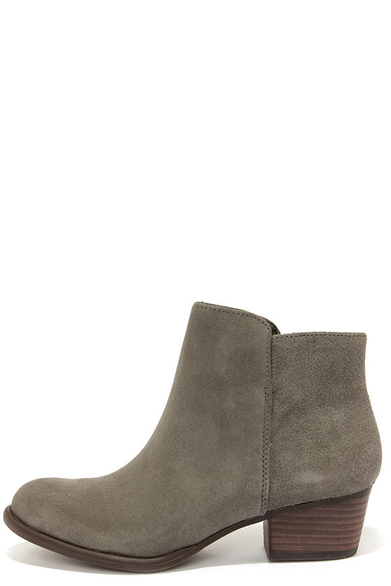 cute grey boots