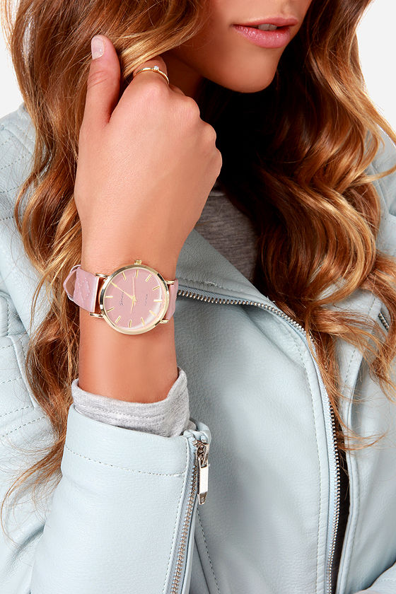 Chic Blush Watch Vegan Leather Watch Quilted Watch 18.00 Lulus