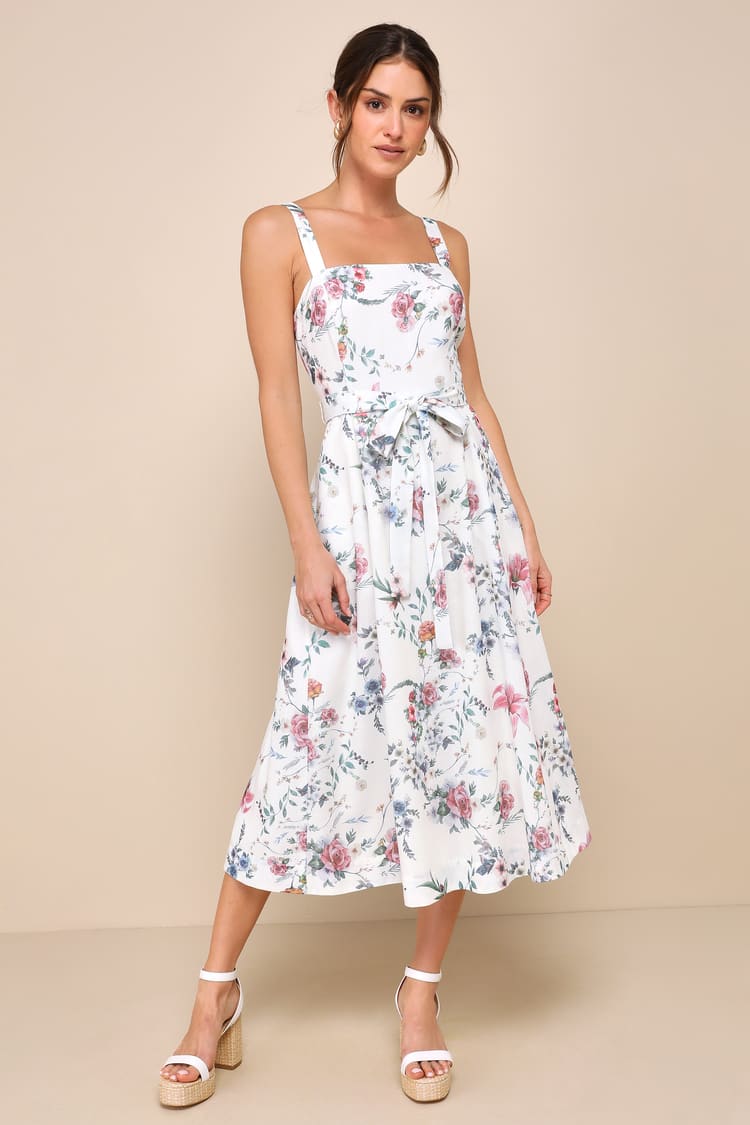 knee length dresses for ladies AUDRINA DRESS main image 1