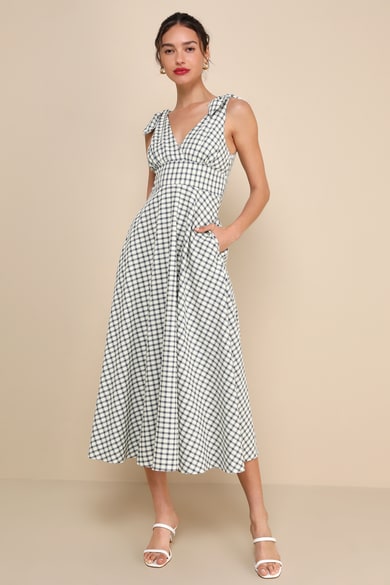 gingham fall dress Autumn Gingham Mini Dress