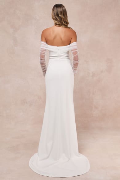 Crepe Wedding Dresses - Crepe Wedding Gowns - Lulus