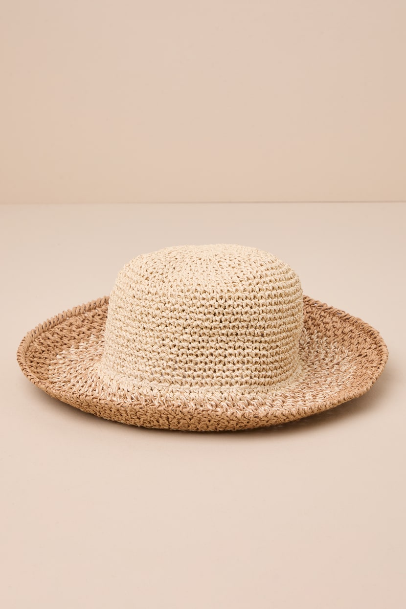 4 Straw Sun Hats - Natural, Beige, Brown Johvan | Mens Natural Straw Sun Hat – American Hat Makers main image 3