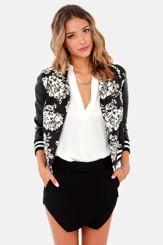Girls Bruno Ikat Floral Print Jacket