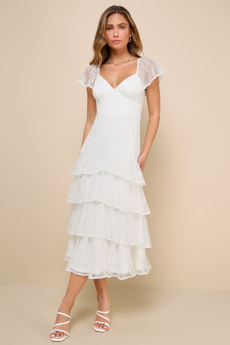 green emerald velvet dress Slitted White Midi Dress - All Dresses