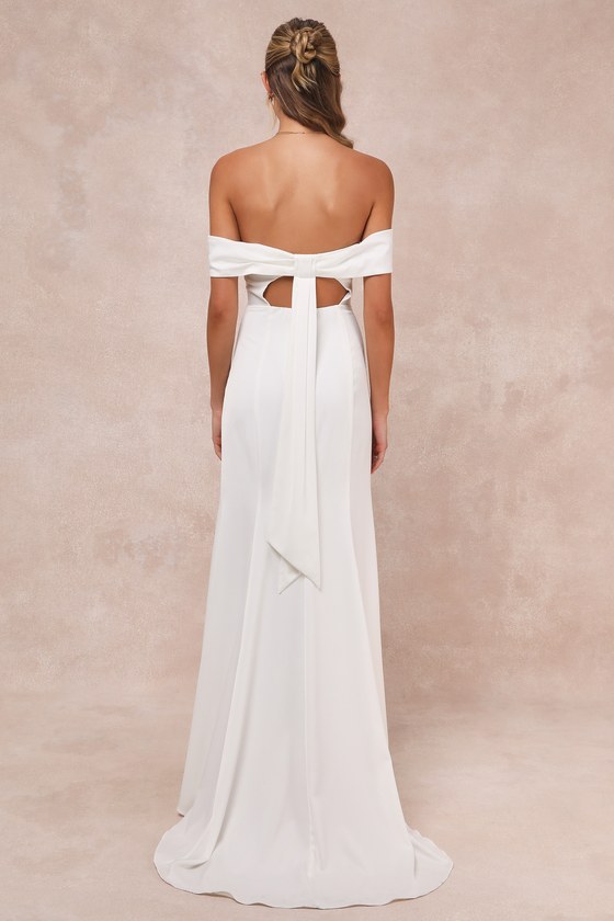 Off the shoulder mermaid gown lulus sale