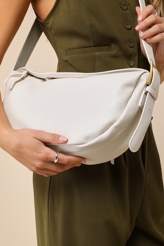 トートバッグ Hi Women's MILLIE Crossbody Bag Ivory CBBWSS/IVORY Medium crossbody bag Alma