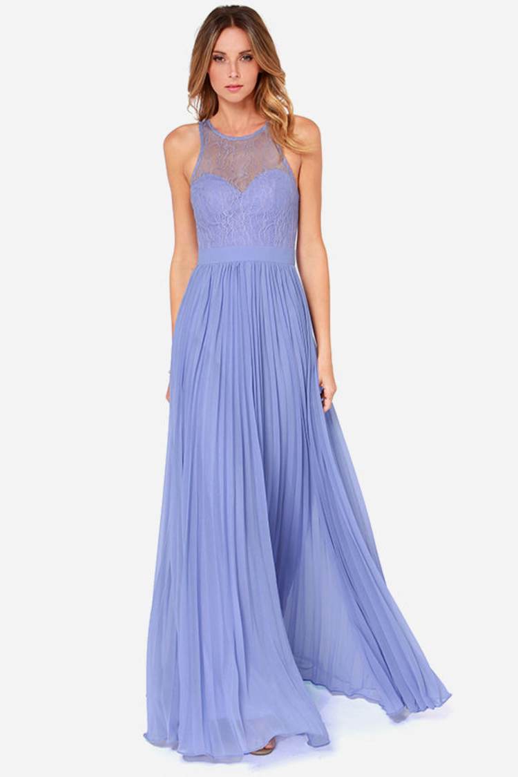 Bariano Lacie Dress - Periwinkle Dress - Lace Dress - Maxi Dress - $228.00  - Lulus