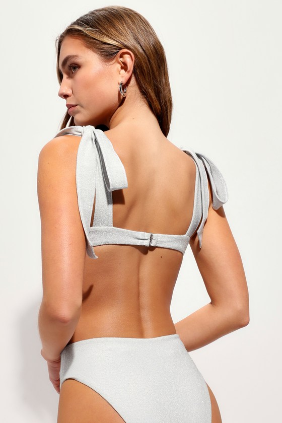 tie back underwire bikini top