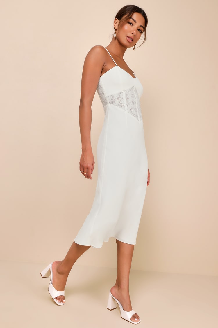 chinese dress ladies Asymmetric satin and lace mini dress