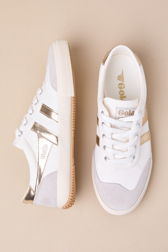 GOLA Badminton Sneakers - Canvas Sneakers - Off White Sneakers - Lulus
