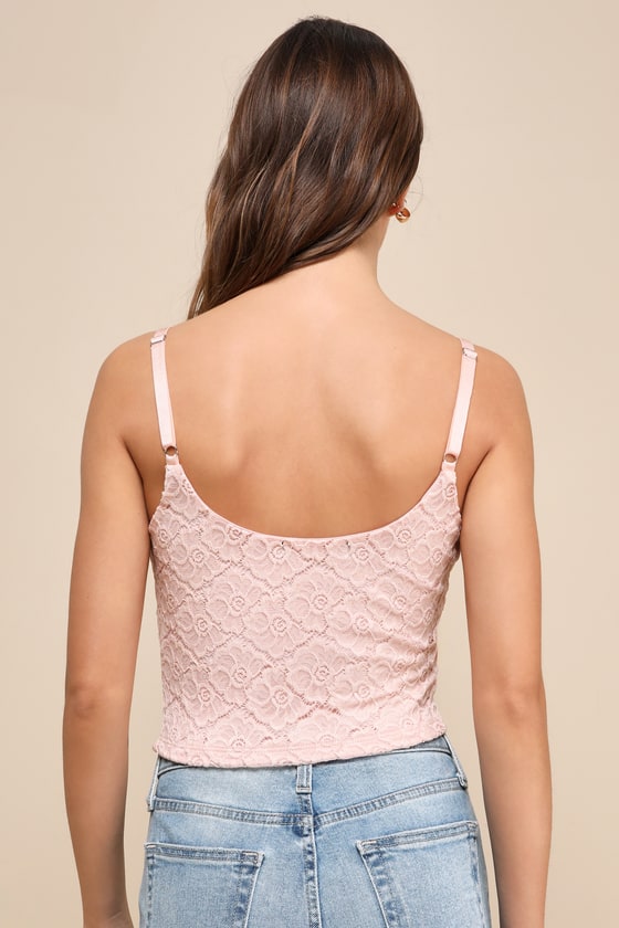 light pink lace shirt