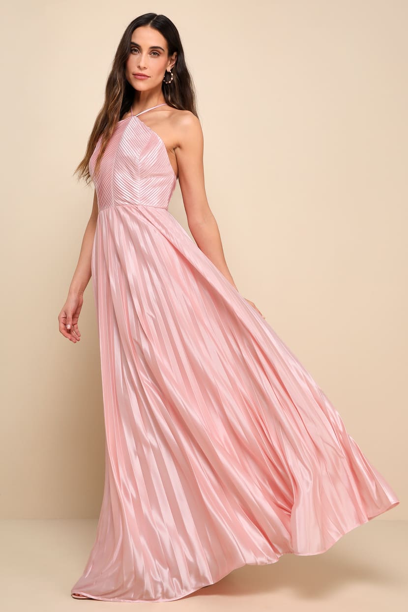 chinese dress ladies Heart of Glass Satin Maxi Dress main image 0