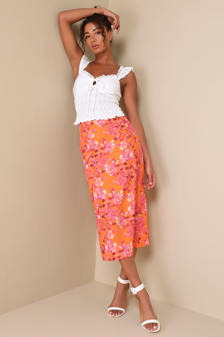Perfect Sweetness White Eyelet Ruffled Keyhole Smocked Top
