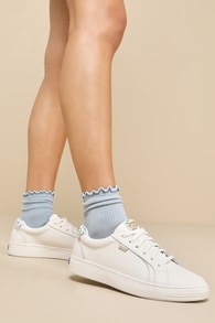 Pursuit Bramble Fields White Lace-up Sneakers