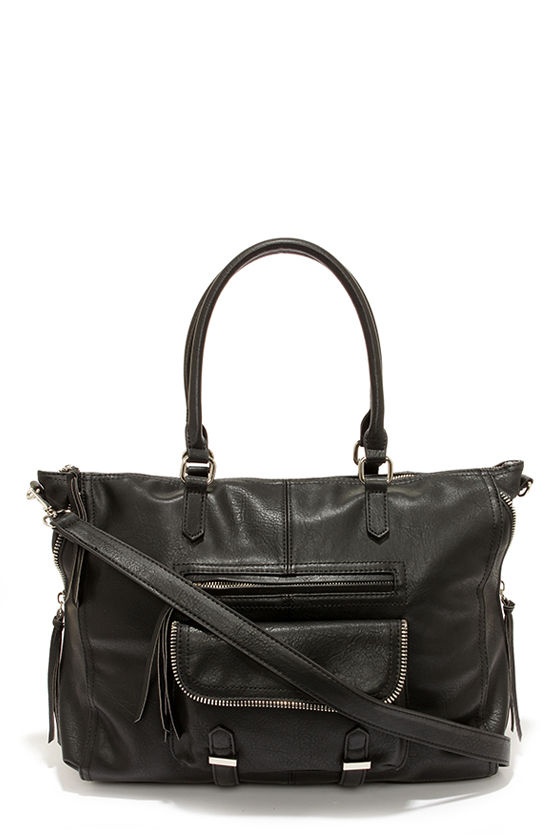 Steve Madden Broyale - Black Handbag - Black Purse - $108.00