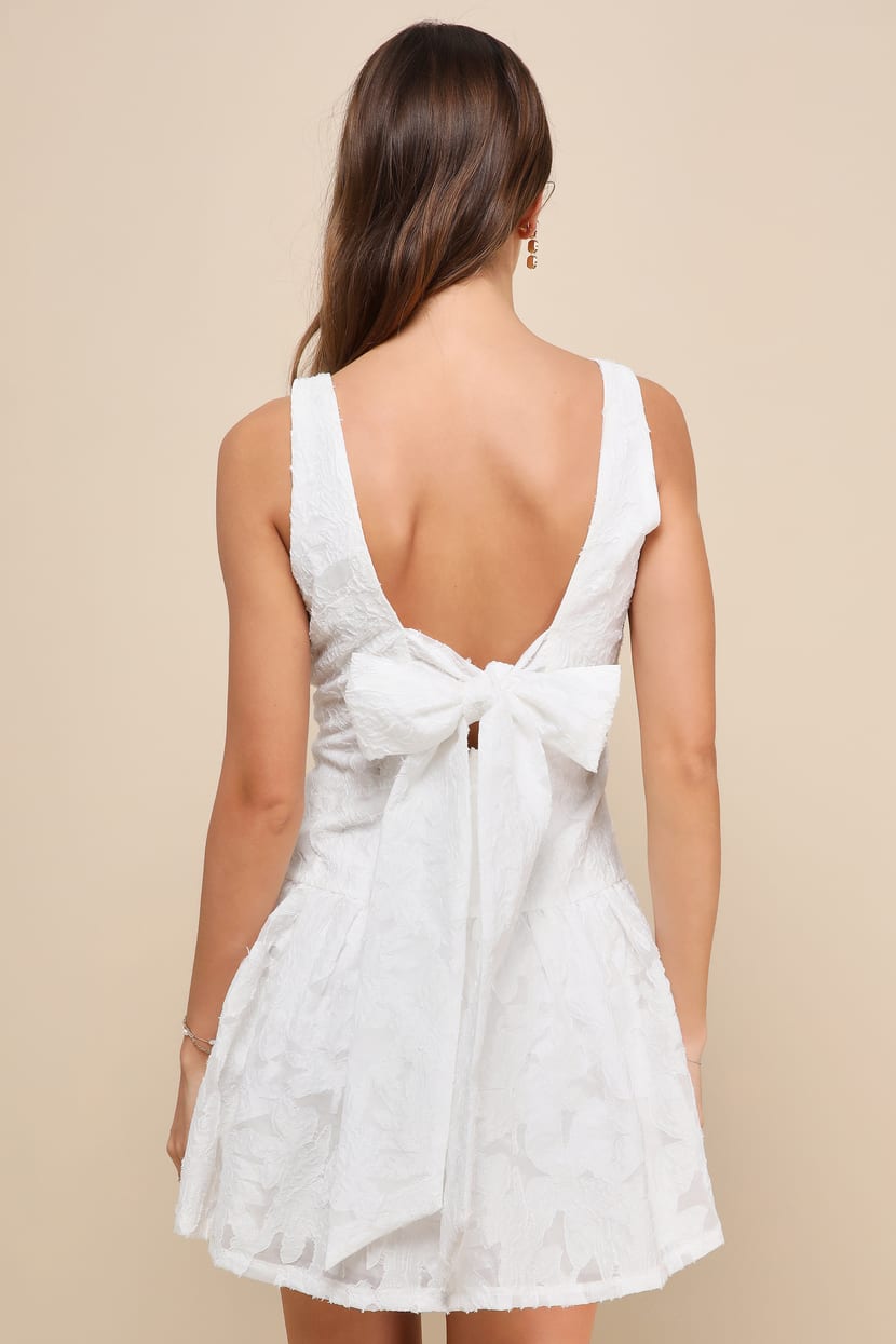 sachin and babi light blue dress Drop Waist White Dresses main image 0